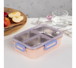 Lunchbox B2 KYOTA 3 prvky růžový 0,75l 748899