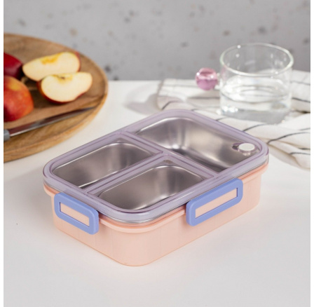 Lunchbox B2 KYOTA 3 prvky růžový 0,75l 748899