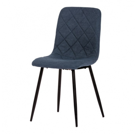 Jídelní židle, modrá, látka, CT-283 BLUE2