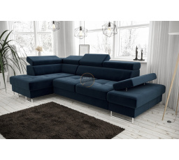 Rohová sedací souprava GALAXY MINI 170x280 - modrá, levá