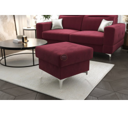 Taburet s úložným prostorem MALIBU 55x55  cm - Odstíny tmavě růžové