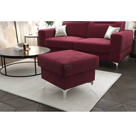 Taburet s úložným prostorem MALIBU 55x55 cm - Odstíny tmavě růžové Taburet s úložným prostorem MALIBU 55x55 cm - Odstíny tmavě růžové