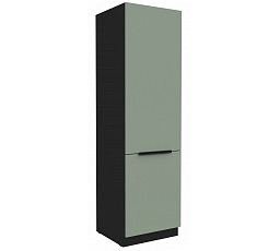 Kuchyňská skříň ARIA - 60 DK-210 2F, Černá/Aquamarine