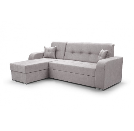 Rohová sedací souprava MARAJO - Levá, (MISOL) látka  SVĚTLE ŠEDÁ - Wolly 80  (IZ) (K250-Z)