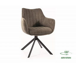 Jídelní otočná židle AZALIA, Brego Olivová 77/Černá