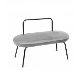 Lavice INA GREY 95x45x61 cm ALL 828299