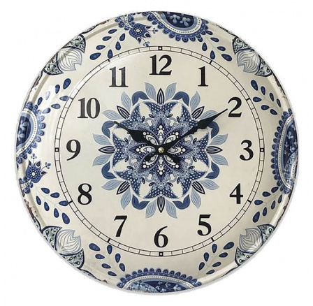 Hodiny nástěnné kov, 35cm