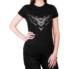 Dámské herní tričko  Chairs, černé, velikost M