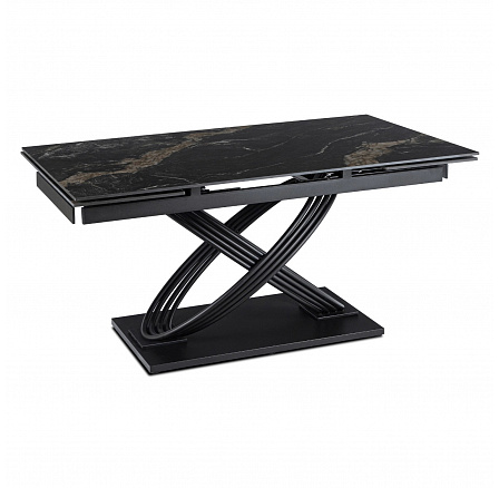 Stůl IBIZA Keramický Rozkládací 160-240 cm Černý