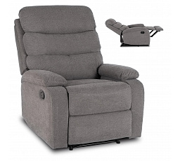 Rozkládací křeslo KOBE Šedá Tkanina