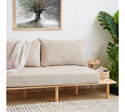 SERI 2místná pohovka béžová 180x76x75 cm 871288