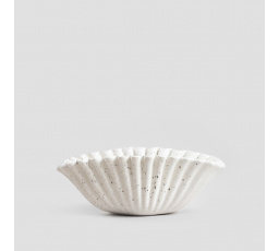 Dekorativní mísa MODERN HAMPTONS keramická bílá 23x14x8,8 cm 737701