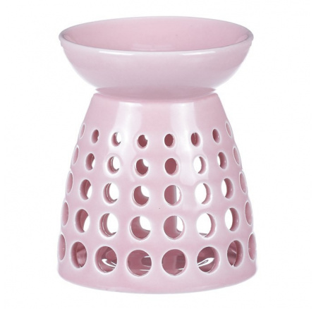 Aromalampa porcelánová, růžová barva