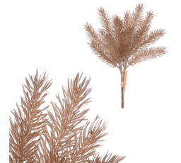 Smrk - umělá větev, zápich, měděná, cena za svazek (4 ks)