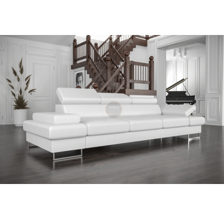 Sofa GALAXY III 300 cm přírodní kůže - bílá kůže Sofa GALAXY III 300 cm přírodní kůže - bílá kůže