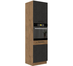Kuchyňská skříň VEGAS - 60 DP-210 2F, Dub Lancelot / Matera