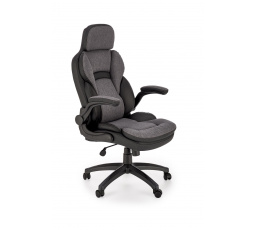 Kancelářské křeslo VALERIO, černé / popelavě šedé