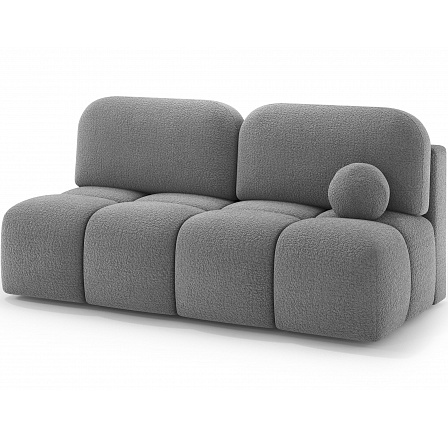Nuwia sofa with sleeping function and storage box, grey bouclé upholstery Modullo 01 145x200 1 Nuwia sofa with sleeping function and storage box, grey bouclé upholstery Modullo 01 145x200 1