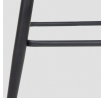 Hocker HANA REDUCIDO velur černý 44x52x89 cm 708503