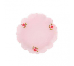 Talíř PINK MILKY s bílým okrajem 14 cm 731730