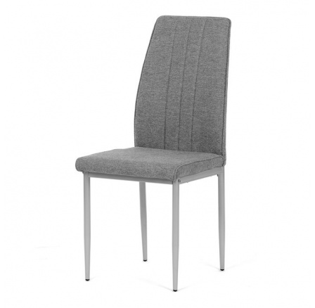 Jídelní židle, šedá, látka, DCL-379 GREY2