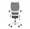 Kancelářská židle, houpací mechanismus, šedá síťovina, KA-C807 GREY