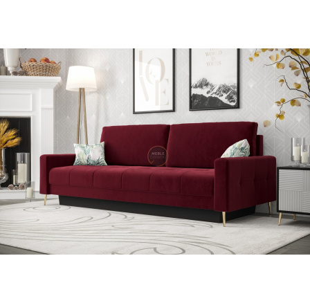 Sofa PIANO DL 225 cm - vínová Sofa PIANO DL 225 cm - vínová