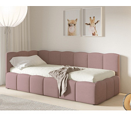 Postel TUNIS 200 x 120, nízký bok, Velutto 14, Levá