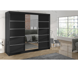 Skříň Debora VI 200 - černá