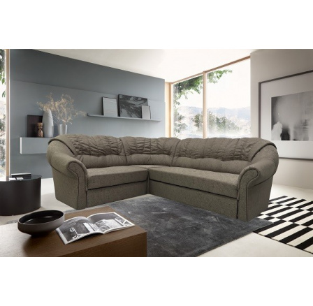 SPARTACUS 2SK-RE-3F - Levá (Sparta) sedací souprava korpus celá GUSTO 20 tmavě hnědá - kolekce "GO" (K250-Z)