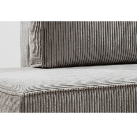 Rohová sedací souprava pravá strana s funkcí spaní Flabio L - šedý Vogue 14