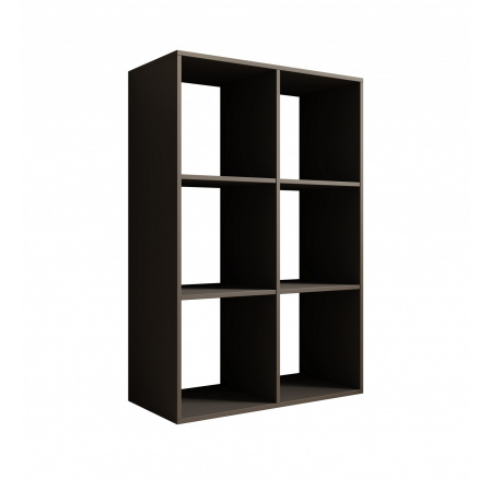 Regál Lenti 2x3 Šedý+Šedý