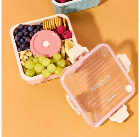 Lunchbox POPPIE s příbory růžový 2.15 896038