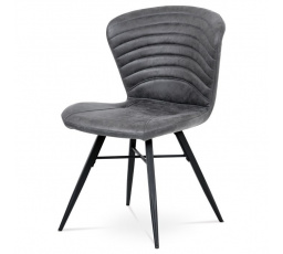 Jídelní židle, šedá, látka vintage, HC-442 GREY3