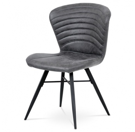 Jídelní židle, šedá, látka vintage, HC-442 GREY3