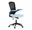 Kancelářská židle, houpací mechanismus, modrá, KA-V317 BLUE