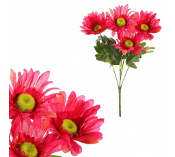 Gerbera - umělá kytice, barva červená