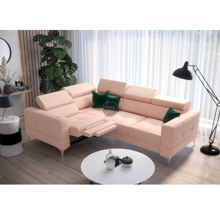 Rohová sedací souprava TOSCANIA , relax s funkcí spaní 185x250 přírodní kůže - přírodní kůže - volitelná barva, levá Rohová sedací souprava TOSCANIA , relax s funkcí spaní 185x250 přírodní kůže - přírodní kůže - volitelná barva, levá