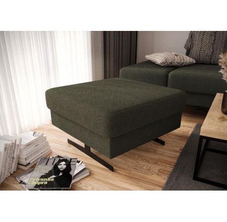 Taburet EMPORIO 70 x 70 cm - zelená Taburet EMPORIO 70 x 70 cm - zelená