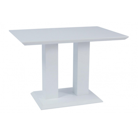 TOWER  jídelní stůl  bílá vysoký lesk - kolekce  (S) (K150-Z)