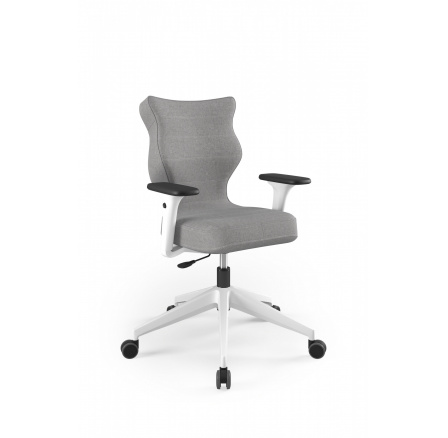 Židle kancelářská otočná NERO , bílá Palladium 03 velikost 6