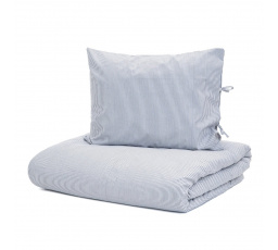 Povlečení HOYA modré pruhované perkál 160x200 + 2*50x60 cm 880686