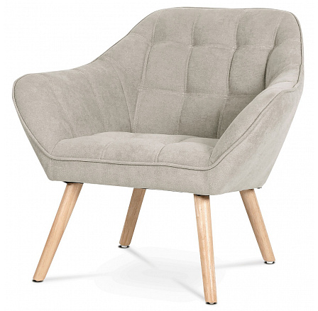 Křeslo, šedá, látka, AK-321 SIL2