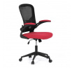 Kancelářská židle, houpací mechanismus, červená, KA-V317 RED
