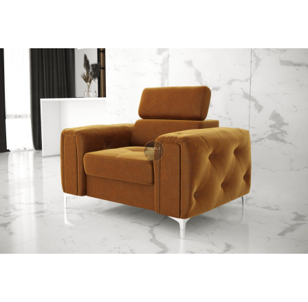 Křeslo ORION 110 cm - žlutá