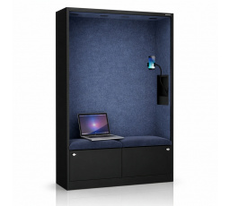 Sally 1150mm korpus Černý - sedák Modrý