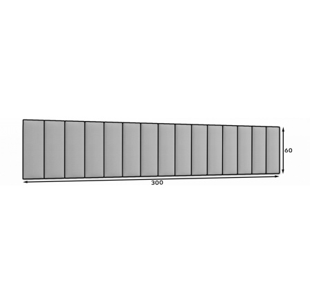 Quadratta 300x60 Monolit 37 300x3,5