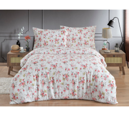 Povlečení krep 140x200, 70x90cm Rosario red