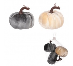 Dýně plastová s látkou, mix 2 barev, cena za balení (3 ks)