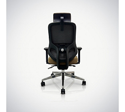 Ergonomická kancelářská židle hnědá AXIS